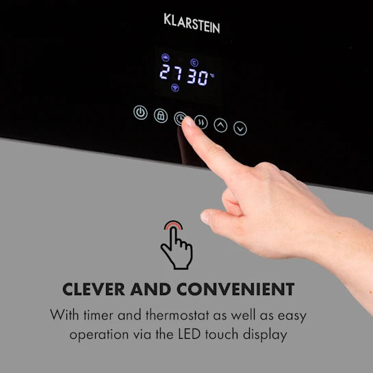 Klarstein Hot Spot Crystal Reflect Smart infravörös fűtőtest 850 W
