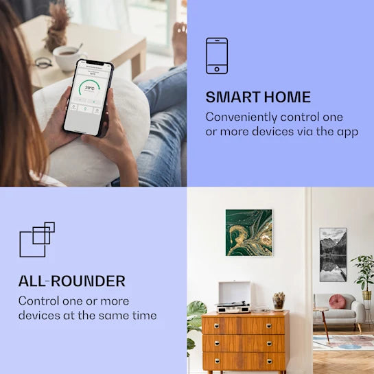 Klarstein Wonderwall Air Art Smart infravörös hősugárzó 350 W