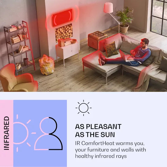 Klarstein Wonderwall Air Art Smart infravörös hősugárzó 350 W