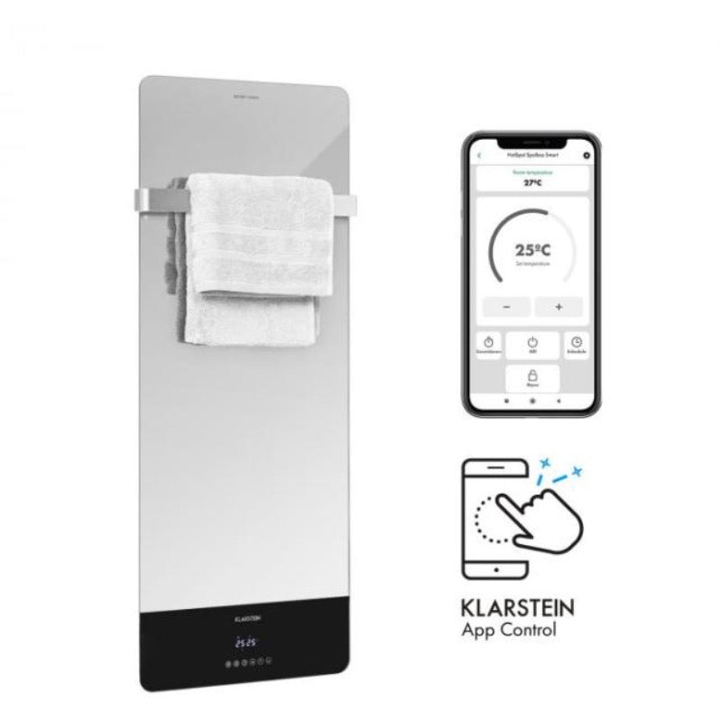 Klarstein Hot Spot Crystal Reflect Smart infravörös fűtőtest 850 W