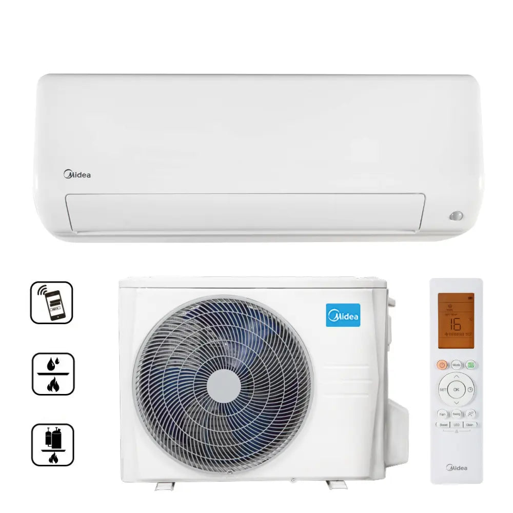 MIDEA MEX-12-SP ALL EASY PRO inverteres oldalfali split 3,5 KW klíma szett- beszereléssel