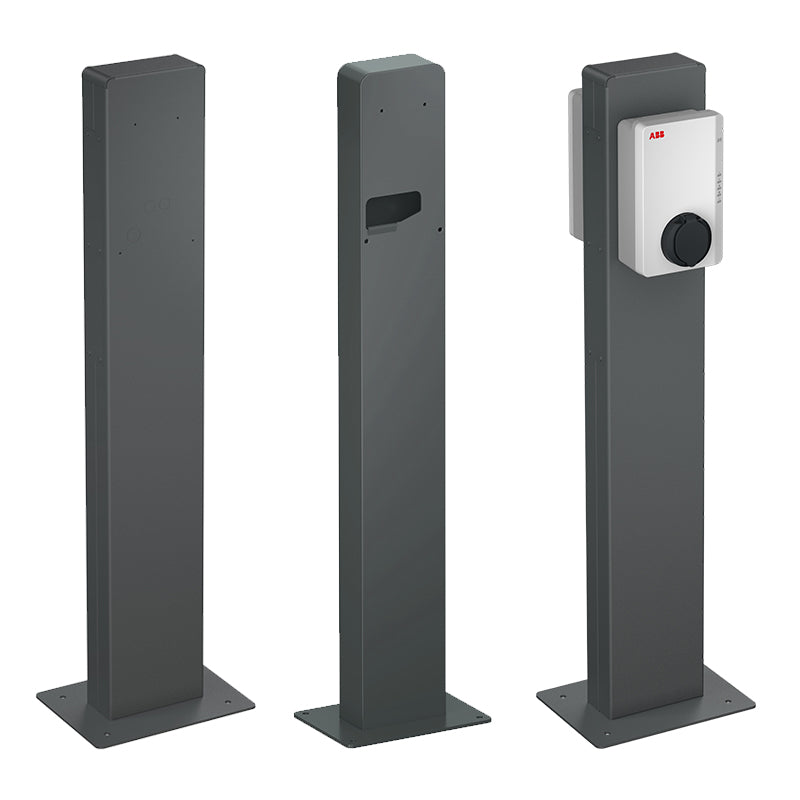 ABB Terra AC 22 kW tartóoszlopon RFID olvasóval 1 db okos töltővel