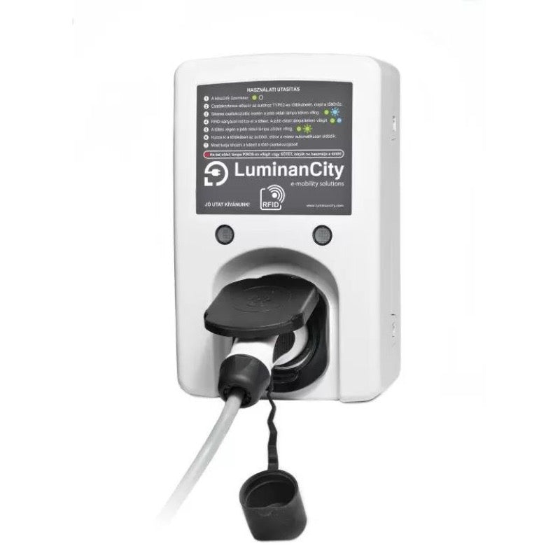 LuminanCity 22KW kültéri fali töltő Type 2 kábellel