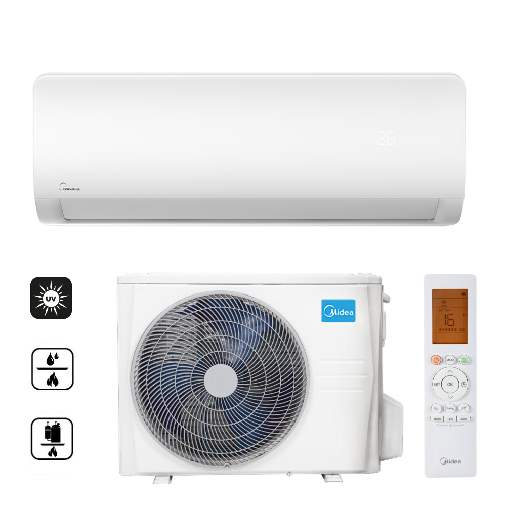 MIDEA XTREME SAVE PRO MGP2X-09-SP oldalfali split 2,6 kW klíma szett - beszereléssel