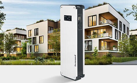 Legrand Green'Up Premium Mode2/3 2×22 kW töltőoszlop (Wifi, RFID, Ethernet)