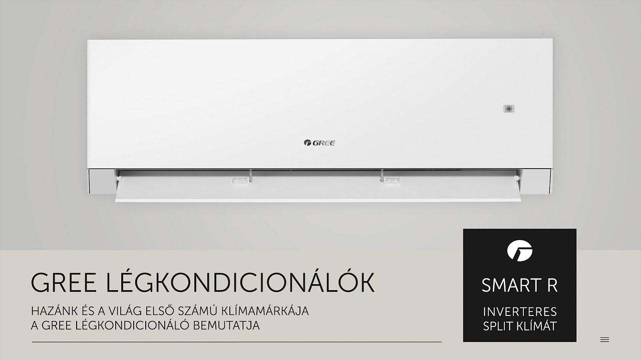 GREE SMART R oldalfali inverteres klíma szett 3,5 KW - beszereléssel