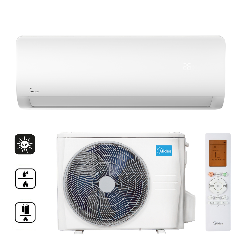 MIDEA XTREME SAVE PRO MGP2X-12-SP oldalfali split 3,5 kW klíma szett - beszereléssel